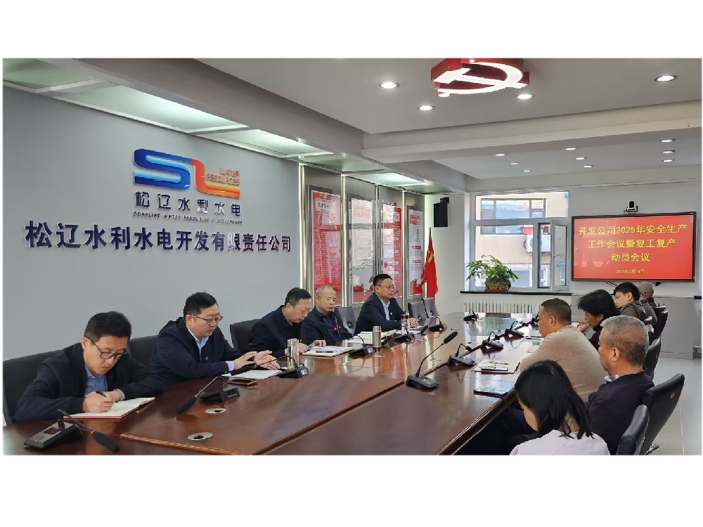 開發公司召開2025年安全生產工作會議暨復工復產動員會議